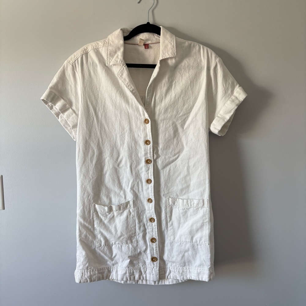 Pilcro White Shirt Dress